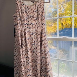Silky soft print midi dress
